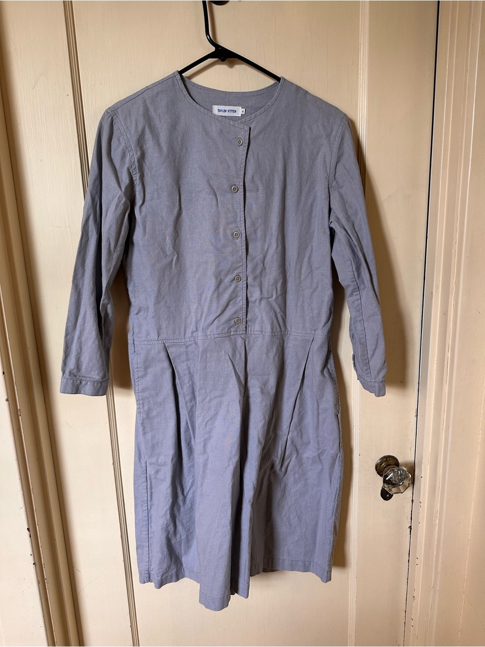 Taylor Stitch Women’s Juniper Dress - Smoke Grey - Size M / Medium - Picture 1 of 4